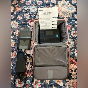 Canon SELPHY CP1200 Compact Photo Printer in Black